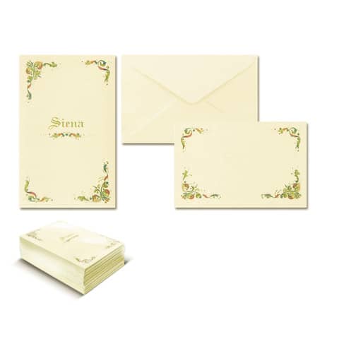 Cartoncino + busta Saul Sadoch 5 taschette modello Siena 8025